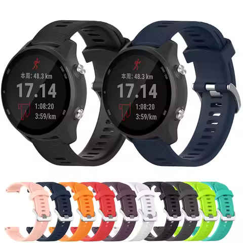 Strap Silicone WatchBands Sports For Garmin Forerunner 245 245M 645 Forerunner165/165 Music Venu / V
