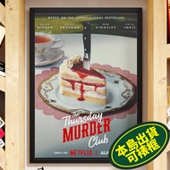 Thursday Murder Club A2 A3+A4 Movie Poster Merchandise Shipment On The Island The