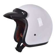 suezwyu DOT Approved Motorcycle Helmet 3/4 Open Face Vintage Casco Moto Jet Scooter Bike Helmet Retr