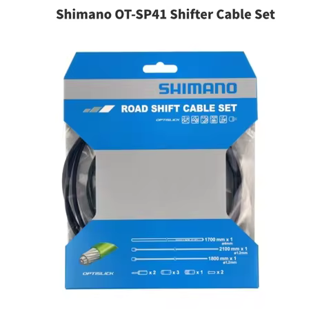 Shimano 105 Road bike shift cable set OT-SP41 with coated Optislick cables