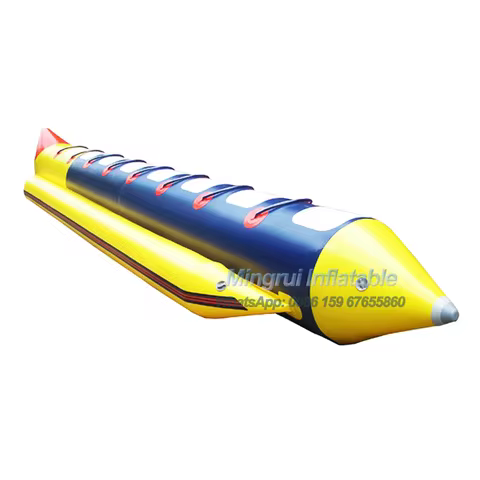 Inflatable Flying Fish Towable Tube Aquatic Banana Boat water for Beach Water Park Game