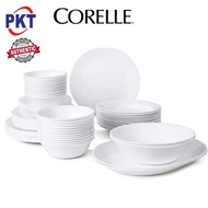 Corelle Loose Winter Frost White ( Divided Plate / Sauce Plate / Dessert Bowl / Soup Plate / Serving Bowl )
