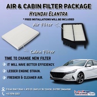 Hyundai Elantra Air And Aircon Filter Package Comes With Free Installation