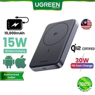 UGREEN 10000mAh MagSafe 15W Qi2 Wireless Power Bank Magnetic Powerbank 30W Fast Charging Qi 2 iPhone