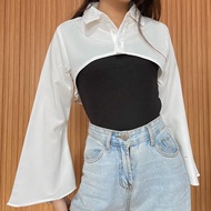 KEMEJA ALTERBYHARUN - Crop Shirt Wanita / Crop Bolero Cropped Shirt