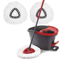 【SG stock】 easy twist microfiber spin mop and bucket floor cleaning set 360 degree spin mop microfiber for mop head replacement microfiber mop for home use