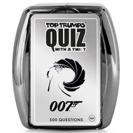Top Trumps James Bond Quiz Game, 500 questions to test your MI6 knowledge starting with Dr. No, No T