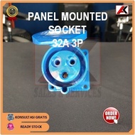 Industrial Socket Panel Mounting 16A 3P (3 Pin) 1 Phase bukan Legrand