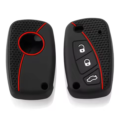 For Fiat PANDA IDEA DUCATO BRAVO 500 DOBLO GRANDE STILO PUNTO MINIBUS Remote Silicone Car Key Case R
