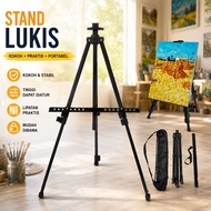 AShop Tripod Stand Easel Painting Canvas Painting Sketch Metal 1.58M