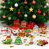 Christmas Decorative Building Block Cute Santa Clause Toys Ornarments Gift Christmas Xmas Block S9t1