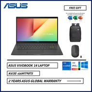 Asus VivoBook 14 K413E-AAM1798TS 14'' FHD Laptop Indie Black ( I7-1165G7, 8GB, 512GB SSD, Intel, W10, HS )