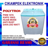 Mesin Cuci Polytron Pwm 1076 2 Tabung 10Kg