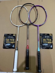 Raket badminton zilong genesis x &amp; game box 2023 32lbs