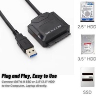 DV152 - USB 3.0 to SATA Adapter Cable for 3.5 2.5 Inch HDD SSD 40cm