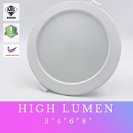 [SIRIM] LED Downlight 24W 18W 12W 7W Lampu Siling Rumah Round Down Light White Lights Home Room Ceiling Lighting Strip