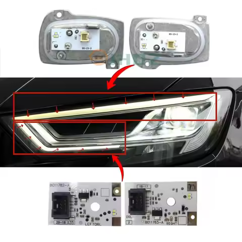 White 8V0998473B 8V0998474B LED Headlight Daylight DRL Module Unit for Audi A3 S3 RS Matrix 2017-201