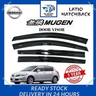 NISSAN LATIO HATCHBACK 2004-2014 MUGEN DOOR VISOR AIR PRESS SUN VISOR (1SET/4PCS)