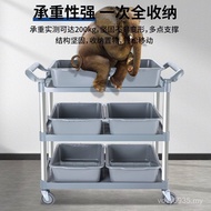 Dining Cart Restaurant Serving Dish Hotel Bowl Three-Tier Serving Dish yw Hotel Receiving Multifunct