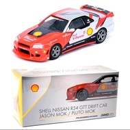 Inno64 Shell Nissan Skyline R34 GTT Drift Car Jason Mok / Pluto Mok