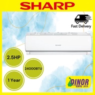 Sharp 2.0HP R32 Non-Inverter Air Conditioner - AHA24WCD2/AUA24WCD2