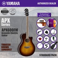 Yamaha APX600FM Flame Maple Top Acoustic Electric Guitar 41" - Tobacco Brown Sunburst