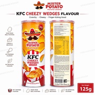 Mister Potato Potato Crisps KFC Cheezy Wedges Flavour 125g | Limited Edition | Real Potato Chips