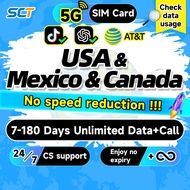 🔥SPECIAL PROMO USA SIM Card Ultimate 7-180Days 5G/4G Unlimited Data+Call Full Speed USA LOCAL SIM Ca