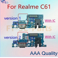 For OPPO Realme C61 Charging Board USB Charge Dock Port Socket Plug Connector Flex Cable Replacement