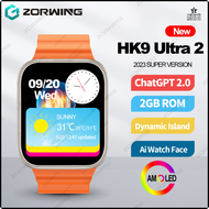 [xhna70] Hk9 ultra 2 amoled smart watch männer chatgpt smartwatch dynamische insel 2gb rom ai uhr ge