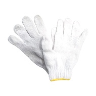 ถุงมือผ้า ไม่ฟอก 6ขีด ขอบเหลือง NO BRAND