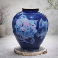 日本名窯｜深川製繡球花圖案花瓶｜美學花器 | 光潔如鏡 | 瓷胎幼滑 | Japanese Fukagawa Seiji Porcelain Vase,  with Hydrangea Decorat