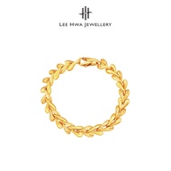 [Anniversary Special] Lee Hwa Jewellery 916 Gold Blossom Link Bracelet