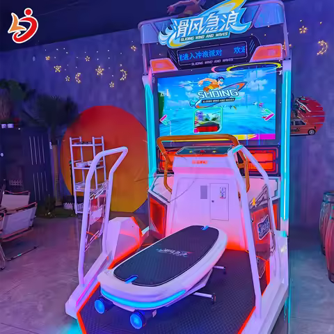VR Simulator Surfing Game Machine for Indoor Playground Immersive Challenge Mode for Indoor Amusemen