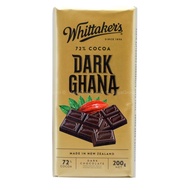 Whittaker's chocolate dark ghana 72% cocoa 200gram