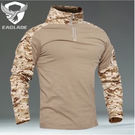 Eaglade Tactical Frog Long Shirt In Desert Digital Stretchable YDJX-G2-LT