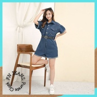 Jeans Overalls Women Jumpsuit/Frog Shirt Korean Style FNJ 02