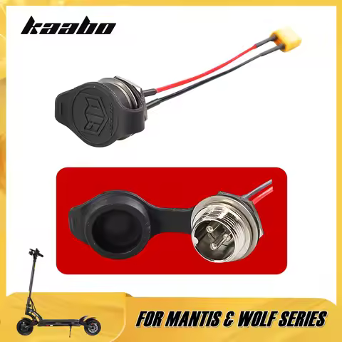 Original GX16 3-Pin Charging Port for KAABO MANTIS 8 10 WOLF WARRIOR X 11 KING GT Electric Scooter A