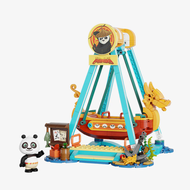 Pantasy Kung Fu Panda Adventure Park - Pirate ship ride ตัวต่อพลาสติก รุ่นเรือไวกิ้ง