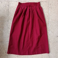 MERAH Preloved long skirt ad red brand children pincuran beautiful good quality / NAU 109