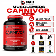 Musclemeds Carnivor Whey 4lbs 4lb Beef protein Isolate Whey Protein