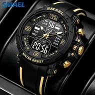 SMAEL Military Sports Watch Men Dual Display LED Electronic Quartz Clock Waterproof Digital Man Wris