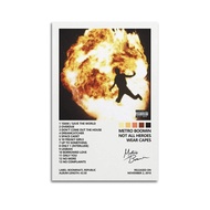 Pop Rap Singer Metro Boomin Poster Album Muzik Estetik Heroes & Villains Hip Hop 21 Savage Kanvas Ce