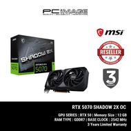 MSI GEFORCE RTX5070 SHADOW 2X OC EDITION 12GB GDDR7 GPU GRAPHIC CARD