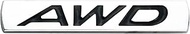 1x Metal AWD Emblem Letter Fender Trunk Badge Sticker 3D Decal Nameplate for 4WD Off Road SUV Auto C