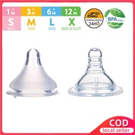 Baby Pacifier 5CM Wide Mouth Bottle Nipple BPA-Free Pigeon Bottle Nipple MNZ