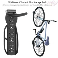 JWENTY Bike Rack Garage, with Screws Vertical Bike Hook Stand, Bicycle Accessories Black Folding Heavy Duty Bicycle Hanger Holder Indoor Storage
