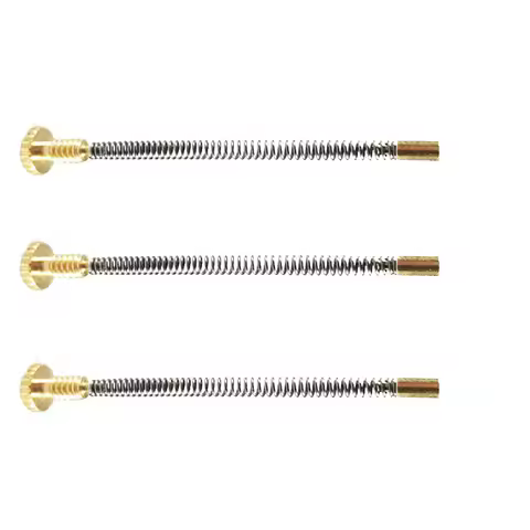 3pcs Gas Lighter Replacement Repair Part Metal Screw Spring Fit For Zippo Petrol Lighter Base Plate