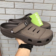 《908》Dép sục crocs YUKON Sport clog  sục crocs chính hãng  cross xuất xịn sục nam màu nâu