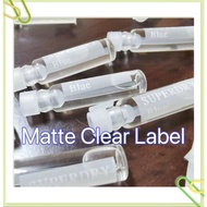 Matte Clear Label for Epson Kingjim Label Printer LW-300 LW-400 LW-600P LW-700 LC-4WB